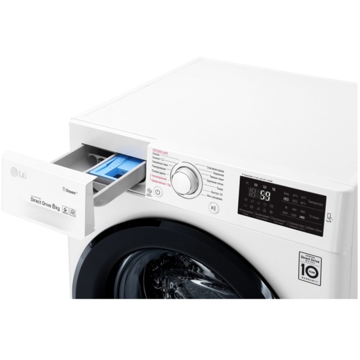 Стиральная машина LG F4M5TS6W (Цвет: White)