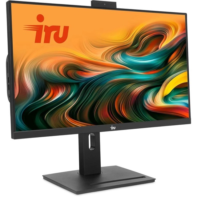 Моноблок IRU 23AM (AMD Ryzen 5 5675U 2.1Ghz/8Gb DDR4/SSD 256Gb/AMD Radeon Graphics/23.8 /IPS/FHD (1920x1080)/Windows 11 Pro), черный 