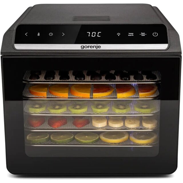 Сушка для фруктов и овощей Gorenje FDK600DB, черный