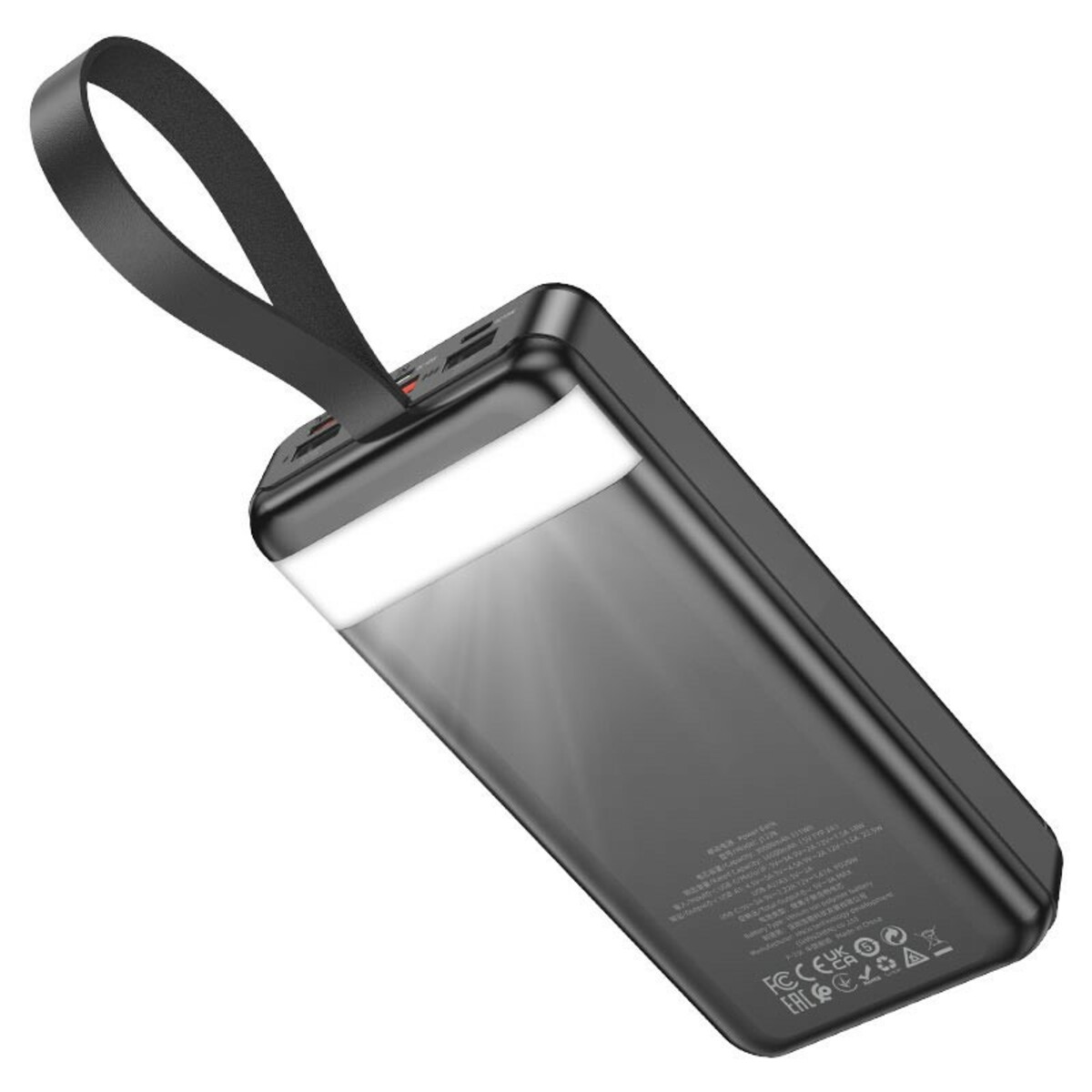 Внешний аккумулятор Hoco J123B Element 30000mAh, черный 