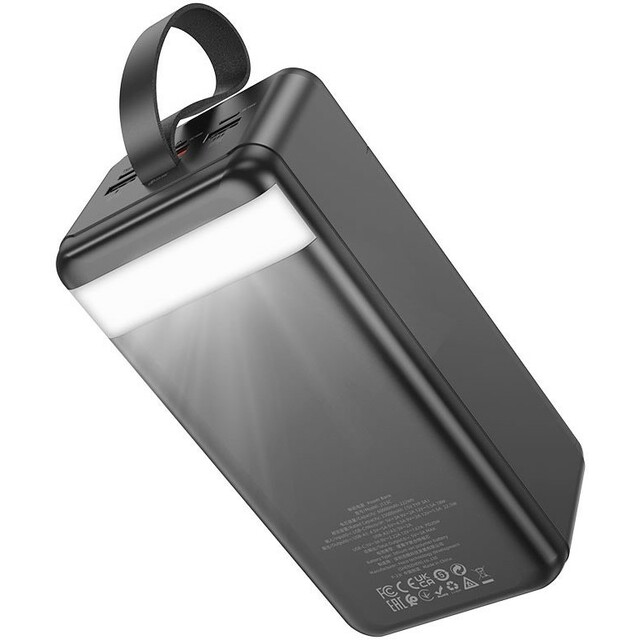 Внешний аккумулятор Hoco J123C Element 60000mAh, черный Внешний аккумулятор Hoco J123C Element 60000mAh, черный