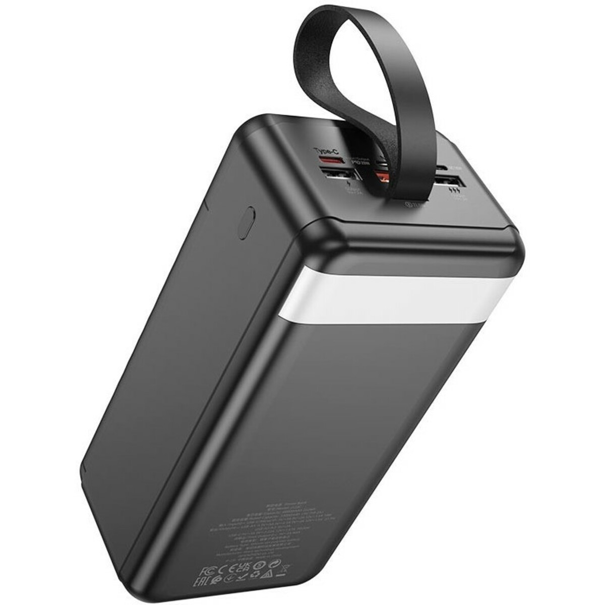 Внешний аккумулятор Hoco J123C Element 60000mAh, черный 