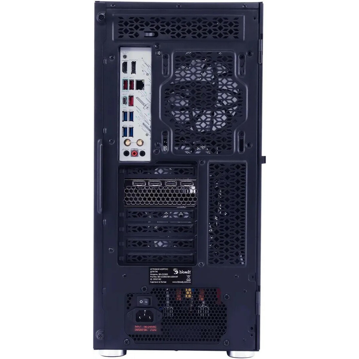 ПК Bloody BD-PC CB76C2 (Core i5 13400F/16Gb DDR5/SSD1Tb/NVIDIA GeForce RTX 4060 8Gb/Windows 11 Home/black) 