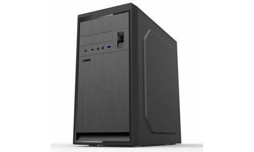 Корпус MINITOWER PMP-450ATX SV511C/6178440 POWERMAN, черный - купить в ...