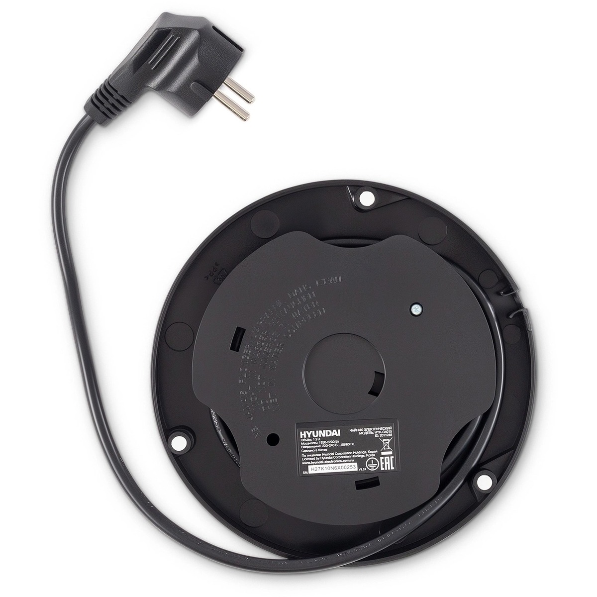 Чайник Hyundai HYK-G4015 (Цвет: Silver)