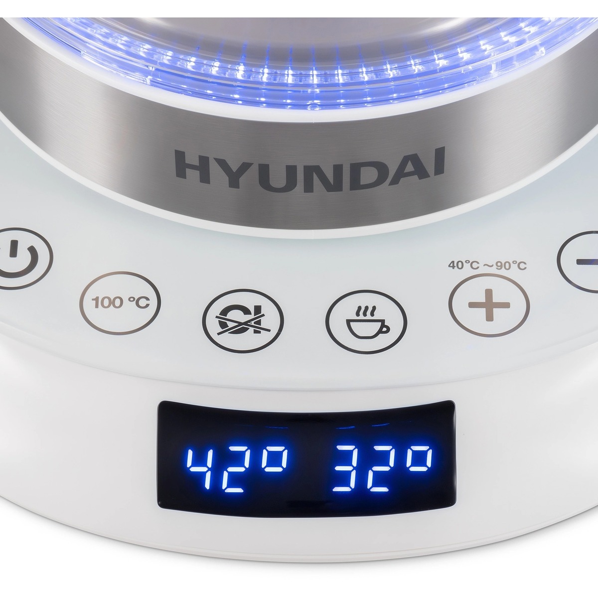 Чайник Hyundai HYK-G5507, белый