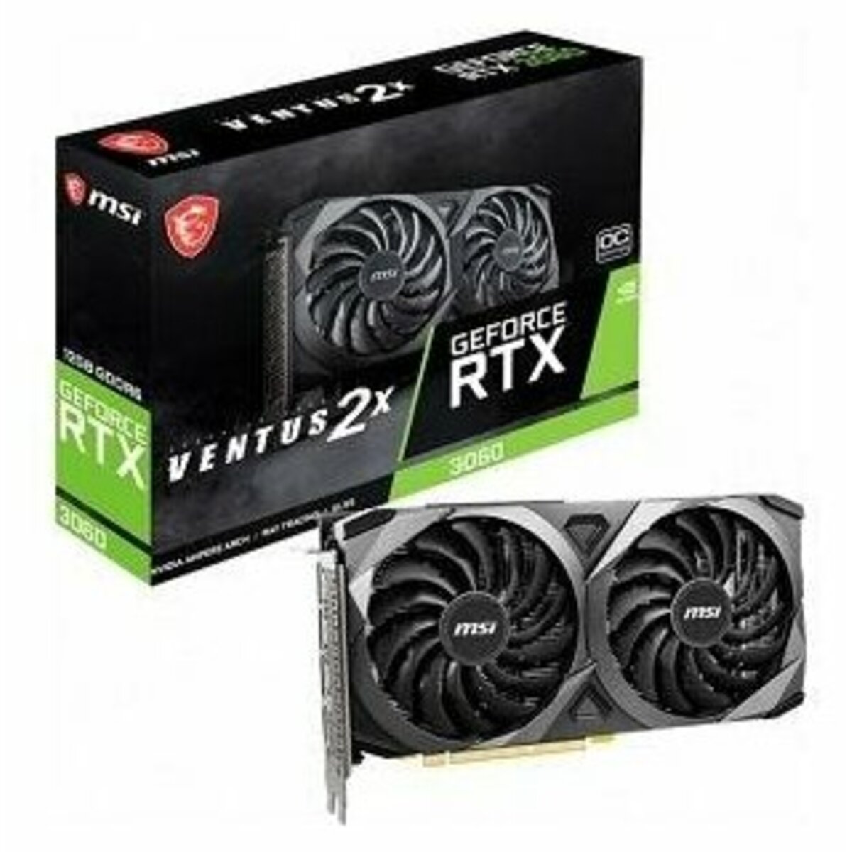 Видеокарта MSI GeForce RTX 3060 VENTUS 2X 8G OC