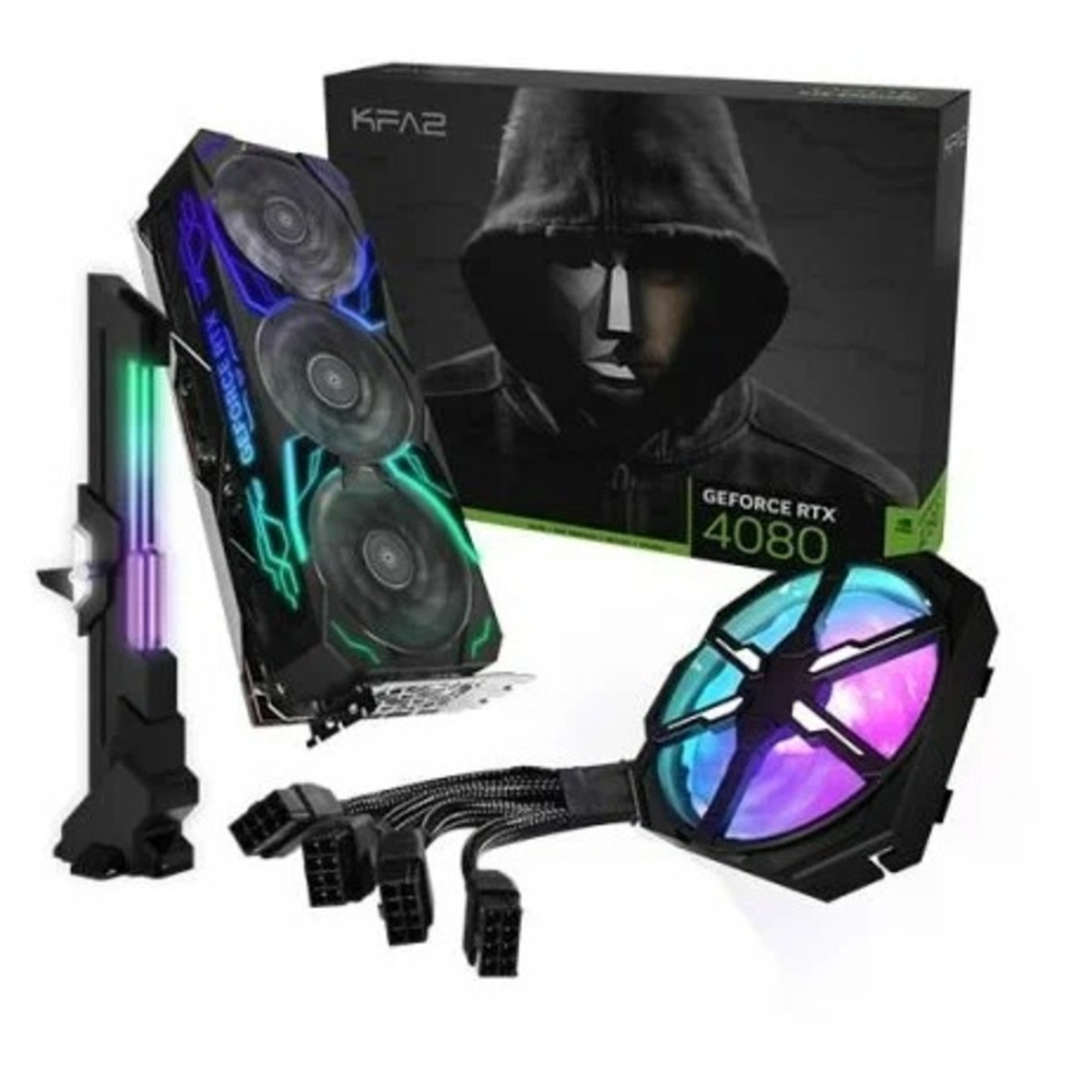 Видеокарта KFA2 GeForce RTX 4080 SG PCI-E 16GB GDDR6X 256-bit w / HDMI / DP / DP / DP / CoolingFan