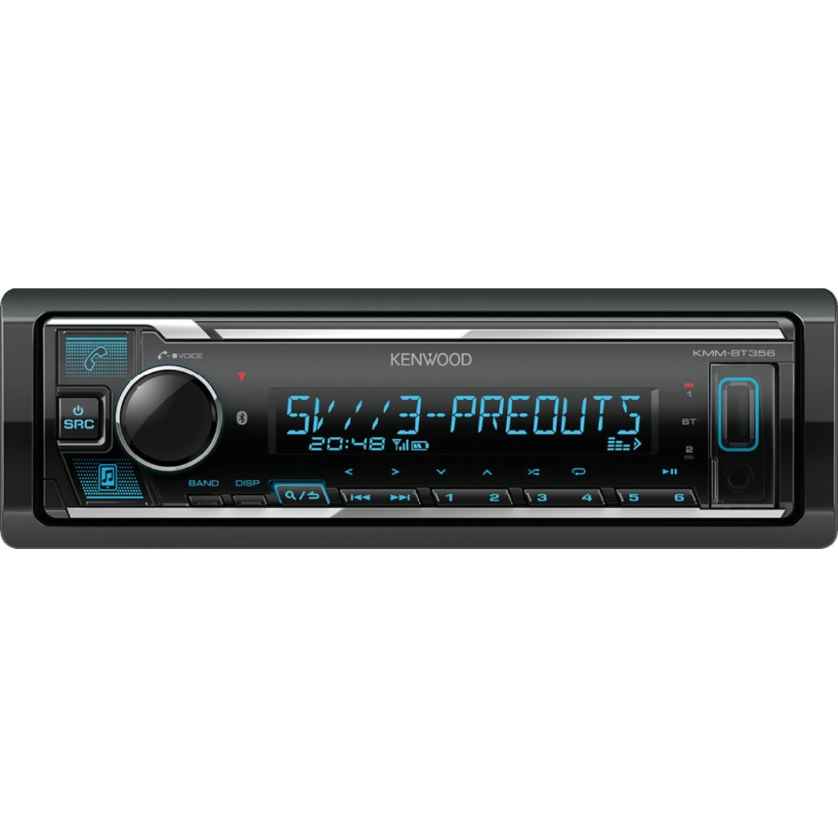 Автомагнитола Kenwood KMM-BT356 (Цвет: Black)