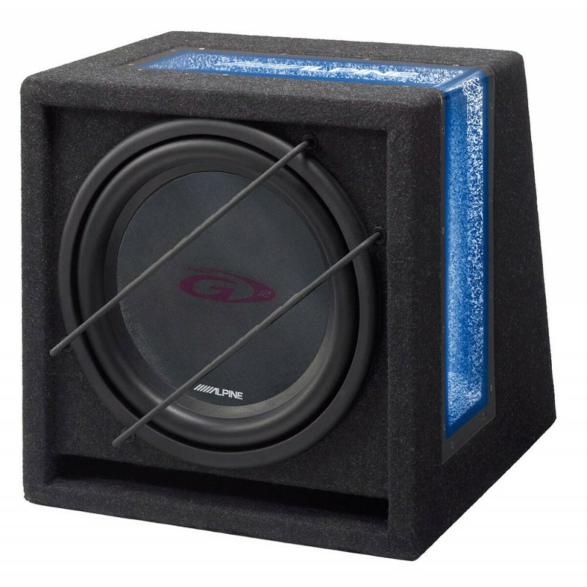 Сабвуфер автомобильный Alpine SBG-1244BR (Цвет: Black)