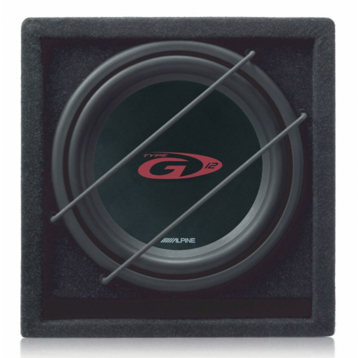 Сабвуфер автомобильный Alpine SBG-1244BR (Цвет: Black)