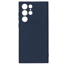 Чехол-накладка Borasco MicroFiber Case для смартфона Samsung Galaxy S22 Ultra (Цвет: Blue)
