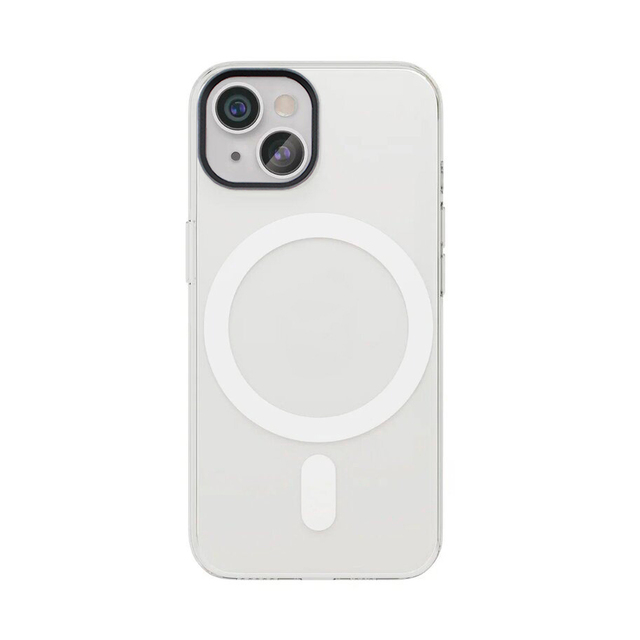 Чехол-накладка Comma Hard Jacket Anti-bakterial Magnetic Case для iPhone 15 Plus (Цвет: Clear)