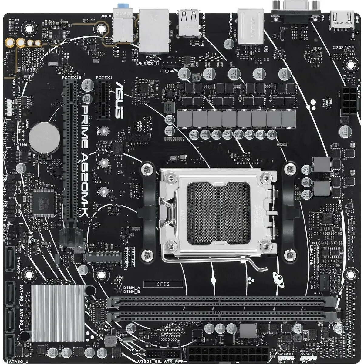 Материнская плата Asus PRIME A620M-K 