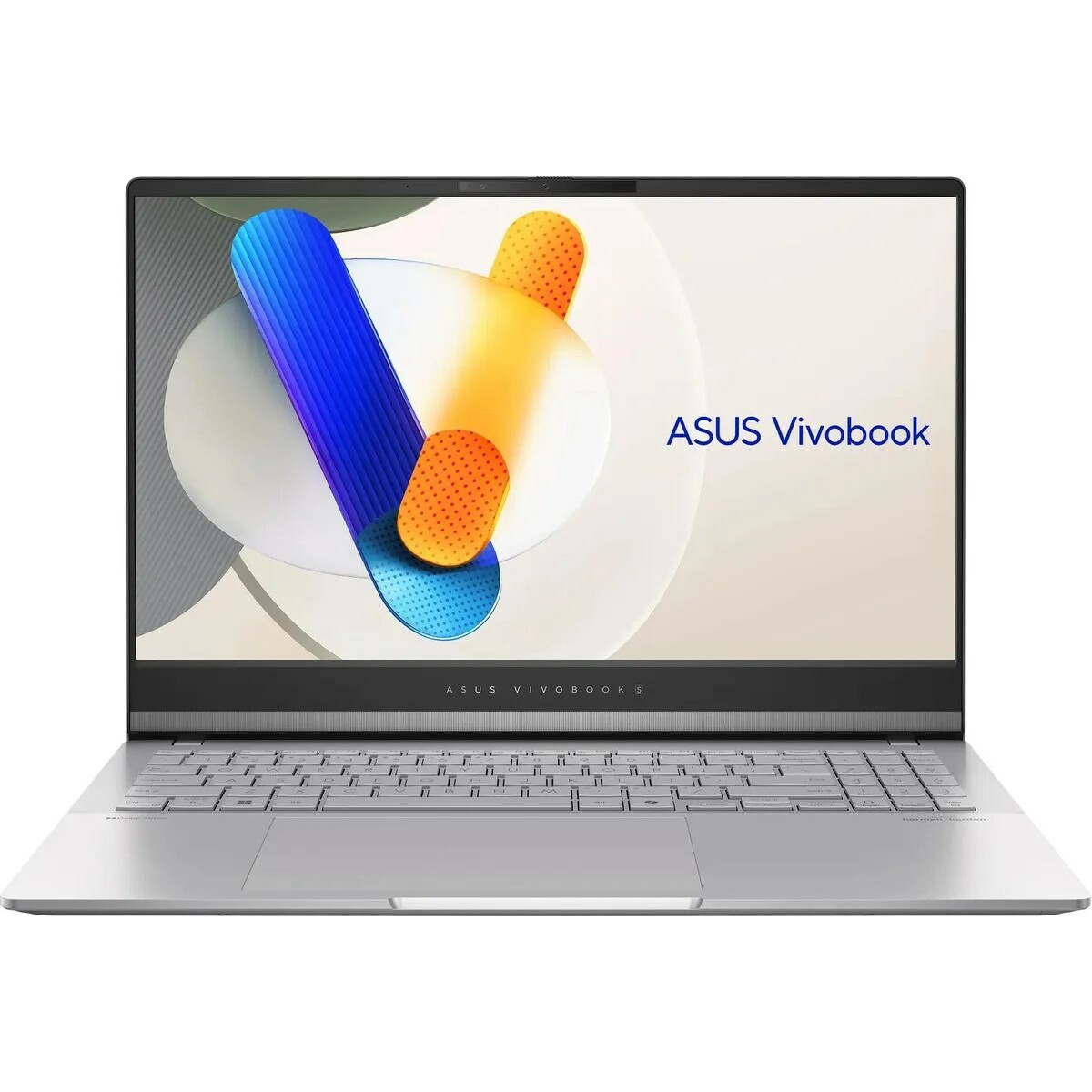 Ноутбук Asus VivoBook S15 M5506NA-MA013 (AMD Ryzen 5 7535HS 3.3Ghz / 16Gb LPDDR5x / SSD 1Tb / AMD Radeon / OLED / 3K (2880x1620) / noOS / silver / WiFi / BT / Cam) 