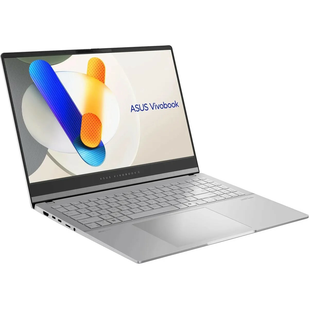 Ноутбук Asus VivoBook S15 M5506NA-MA013 (AMD Ryzen 5 7535HS 3.3Ghz / 16Gb LPDDR5x / SSD 1Tb / AMD Radeon / OLED / 3K (2880x1620) / noOS / silver / WiFi / BT / Cam) 