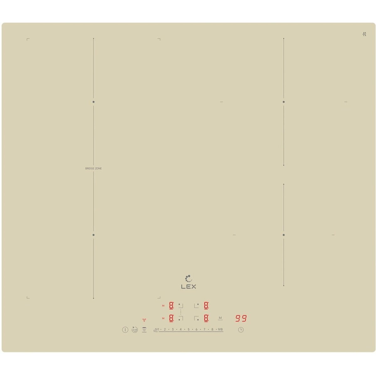 Варочная панель Lex EVI 641A I IV (Цвет: Ivory)