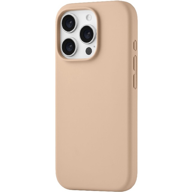 Чехол-накладка uBear Touch Mag Case для смартфона Apple iPhone 16 Pro (Цвет: Latte)