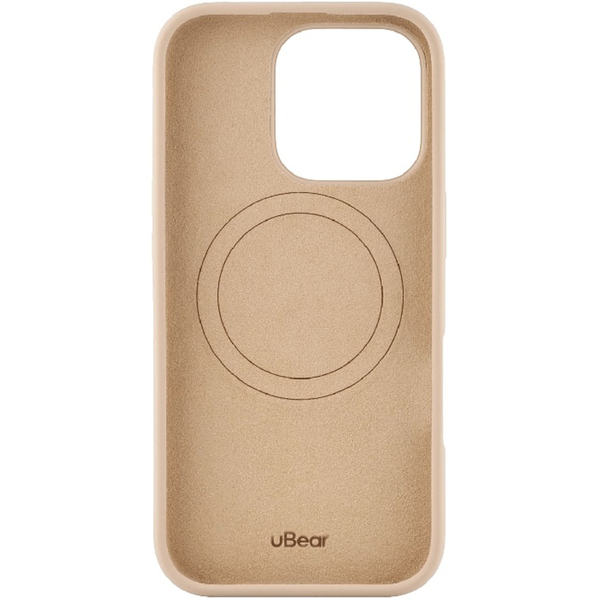 Чехол-накладка uBear Touch Mag Case для смартфона Apple iPhone 16 Pro (Цвет: Latte)