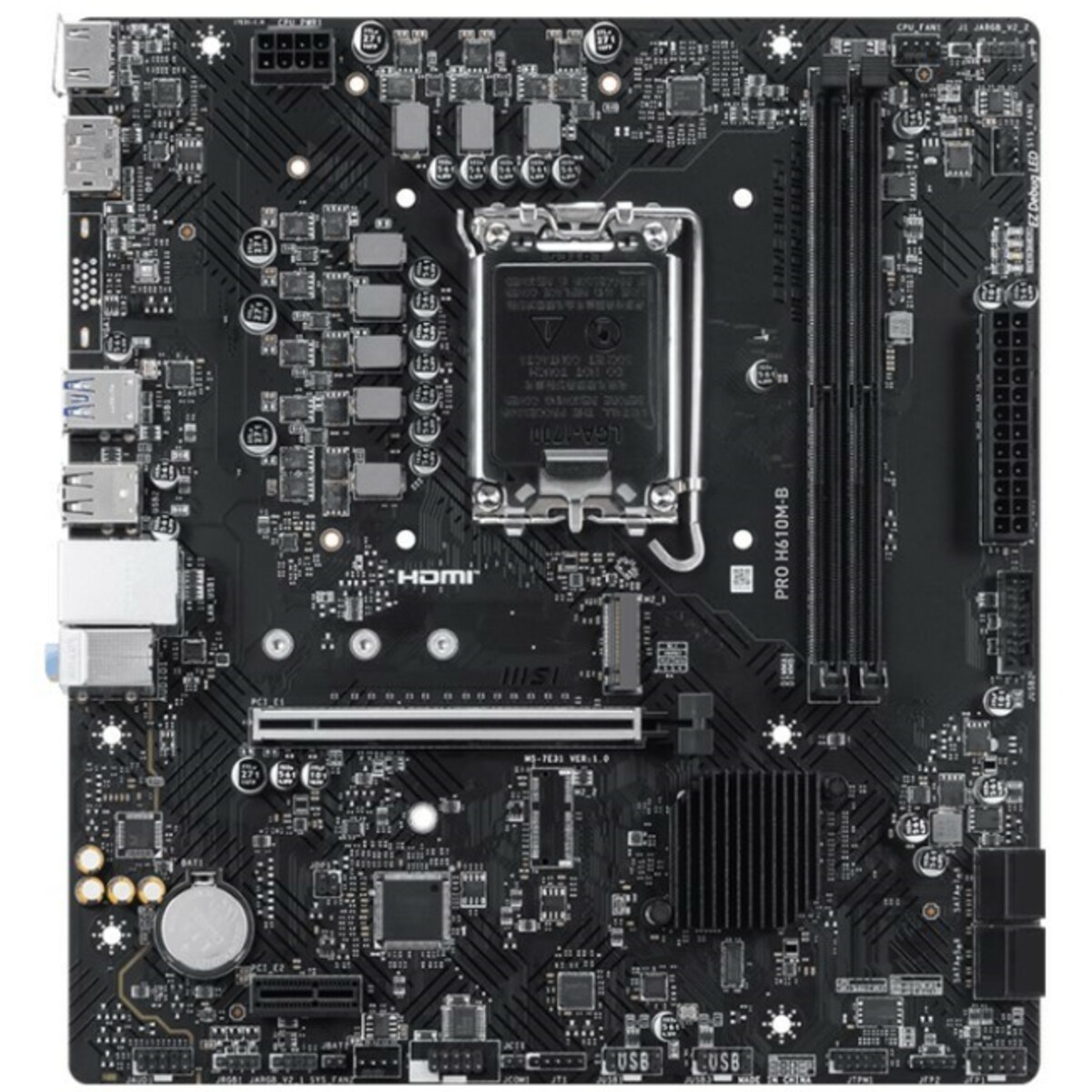 Материнская плата MSI PRO H610M-B