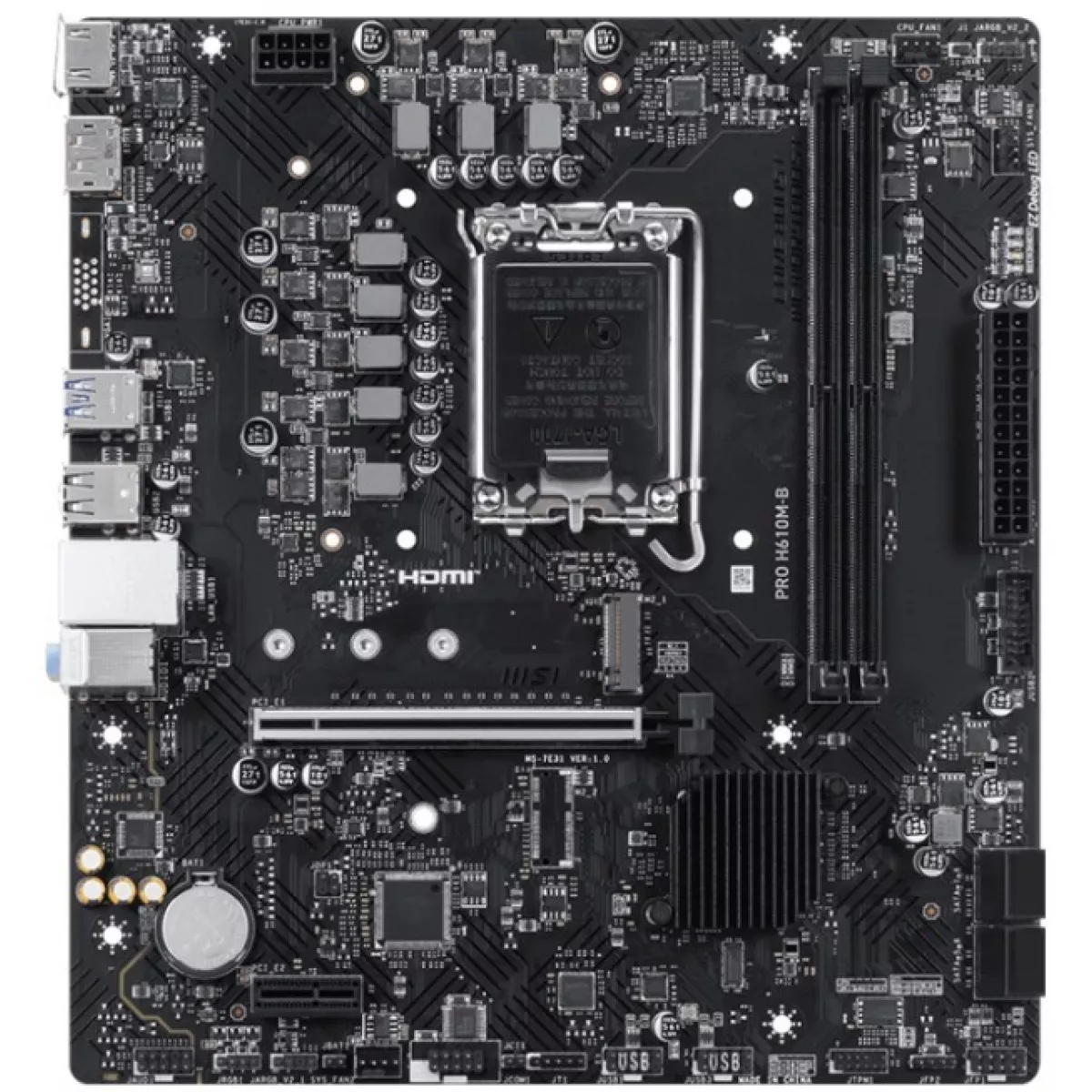 Материнская плата MSI PRO H610M-B 