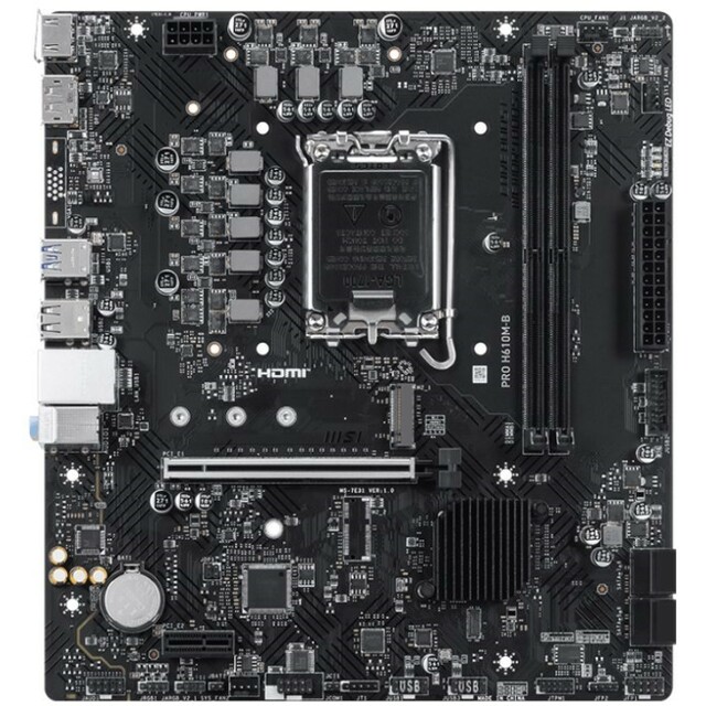 Материнская плата MSI PRO H610M-B Материнская плата MSI PRO H610M-B