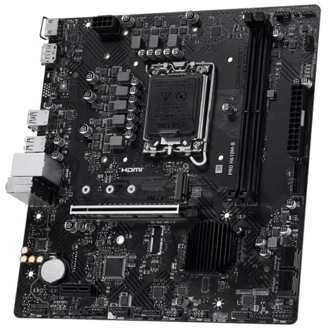 Материнская плата MSI PRO H610M-B Материнская плата MSI PRO H610M-B