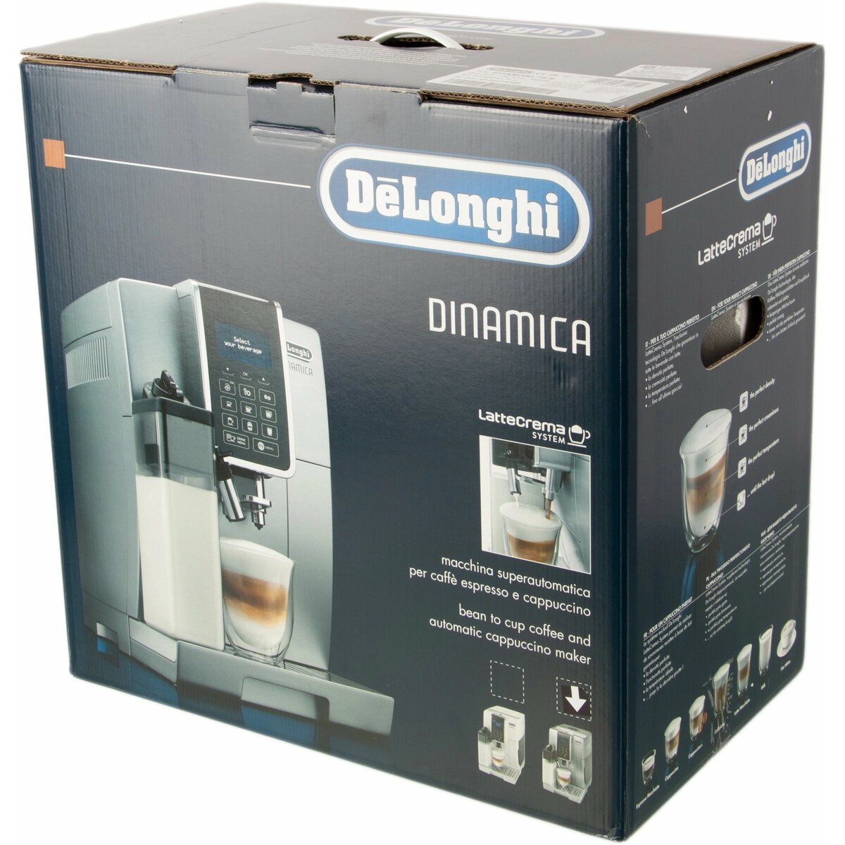 Кофемашина DeLonghi Dinamica ECAM 350.75.S (Цвет: Silver)
