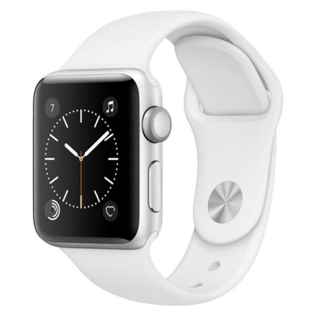 Умные часы Apple Watch Series 2 42mm Aluminum Case with Sport Band (Цвет: Silver/White)