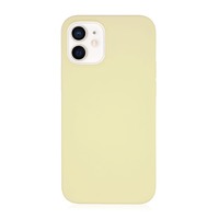 Чехол-накладка VLP Silicon Case для смартфона iPhone 12 Mini (Цвет: Yellow)