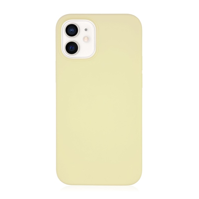 Чехол-накладка VLP Silicon Case для смартфона iPhone 12 Mini (Цвет: Yellow)