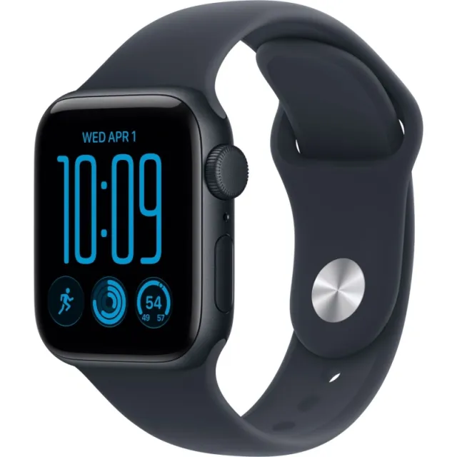Умные часы Apple Watch SE 3 (2026) 40 mm Midnight Aluminum Navy Blue Sport Band S/M (MJKY)