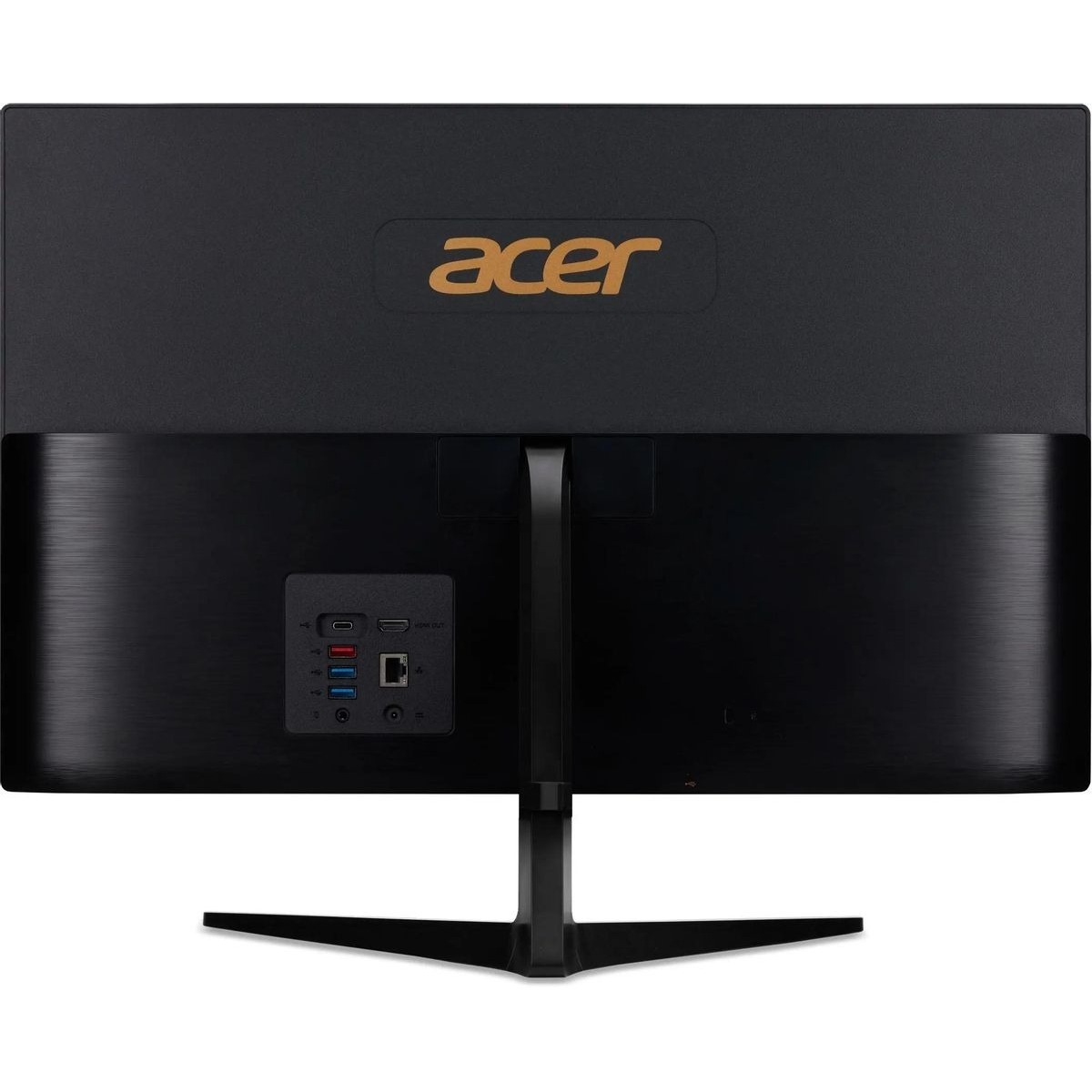 Моноблок Acer Aspire C24-1800 23.8 Full HD i5 1335U (1.3) 8Gb SSD512Gb Iris Xe CR noOS GbitEth WiFi BT 65W клавиатура мышь Cam черный 1920x1080