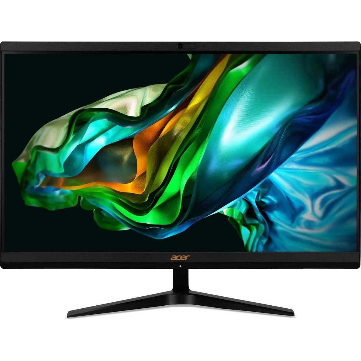 Моноблок Acer Aspire C24-1800 23.8 Full HD i5 1335U (1.3) 8Gb SSD512Gb Iris Xe CR noOS GbitEth WiFi BT 65W клавиатура мышь Cam черный 1920x1080