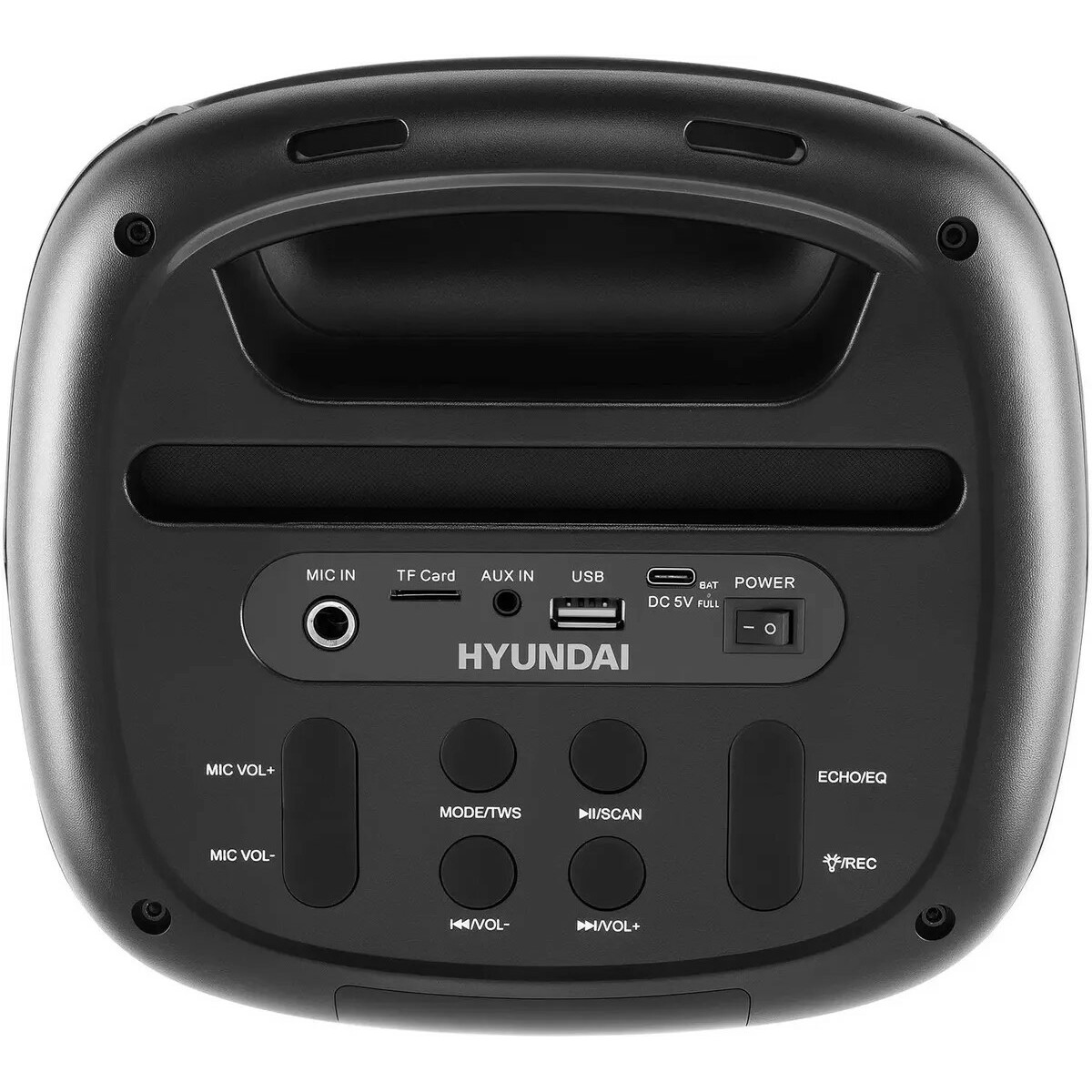 Музыкальный центр Hyundai H-MC1231, черный 