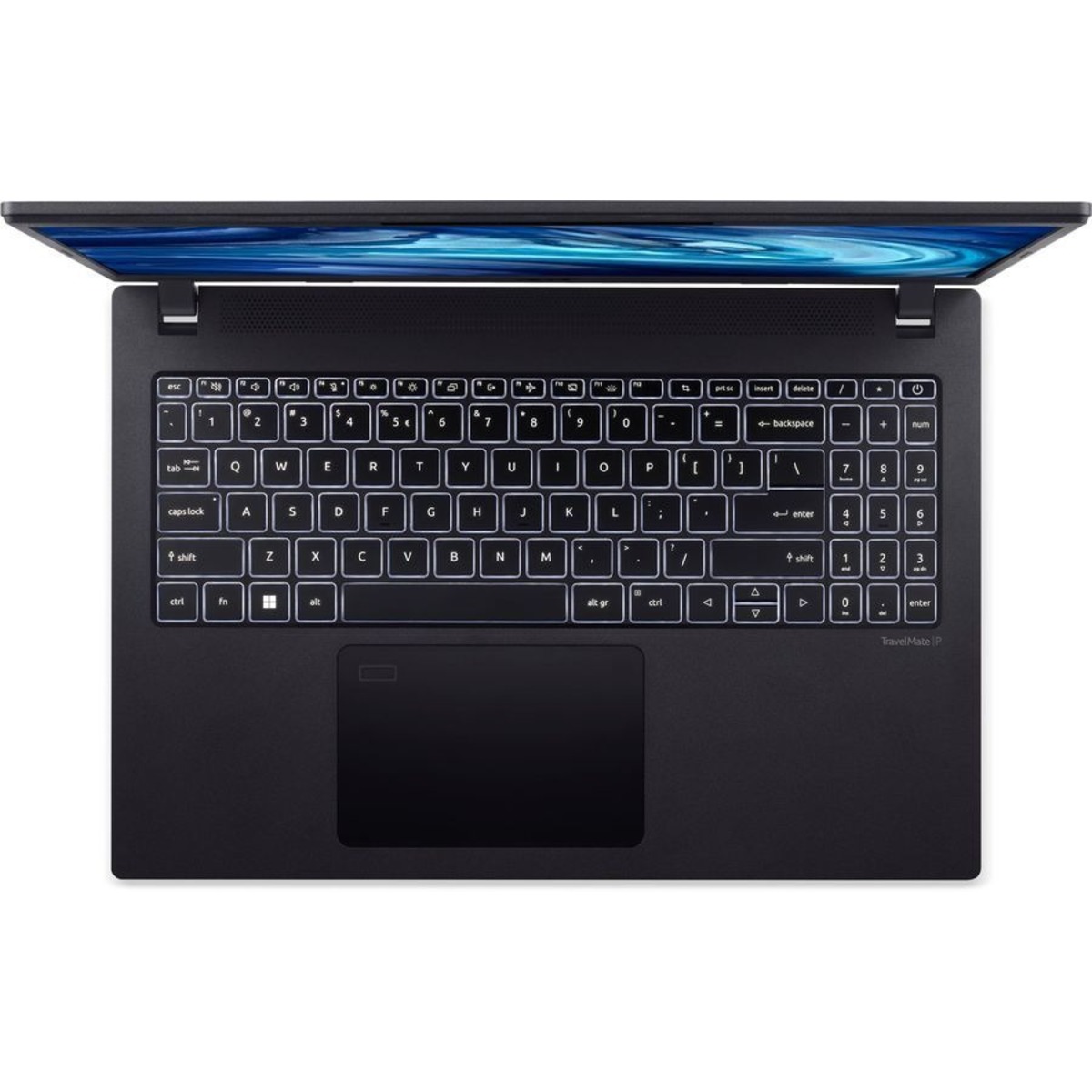 Ноутбук Acer TravelMate P2 TMP215-54 Core i5 1235U 8Gb SSD256Gb Intel Iris Xe graphics 15.6 IPS FHD (1920x1080) / ENGKBD Windows 11 Professional black WiFi BT Cam (NX.VVSEK.00D)
