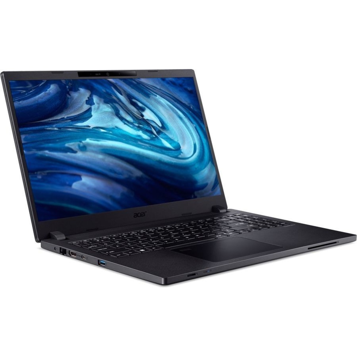 Ноутбук Acer TravelMate P2 TMP215-54 Core i5 1235U 8Gb SSD256Gb Intel Iris Xe graphics 15.6 IPS FHD (1920x1080) / ENGKBD Windows 11 Professional black WiFi BT Cam (NX.VVSEK.00D)