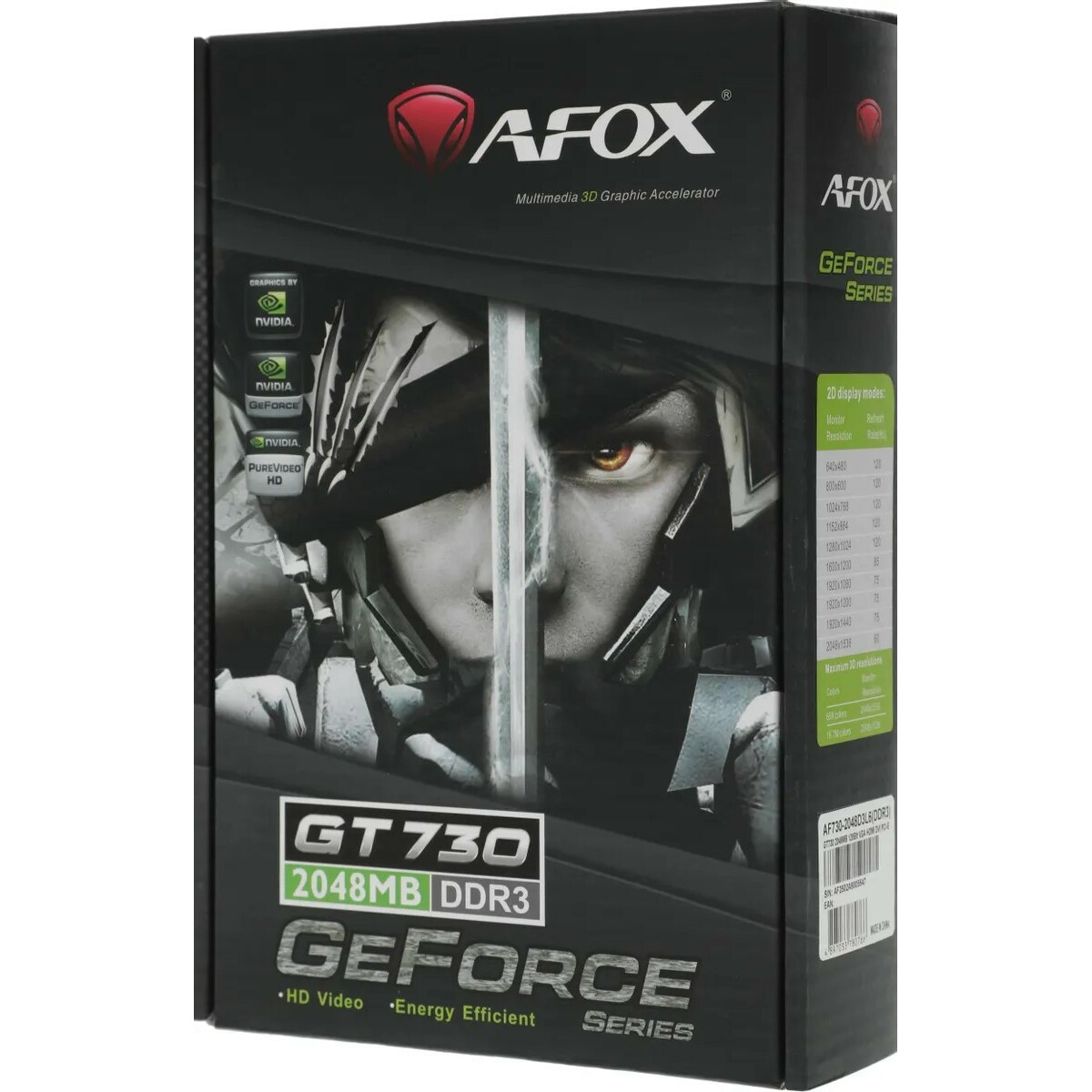 Видеокарта AFOX GeForce GT 730 2Gb (AF730-2048D3L6)