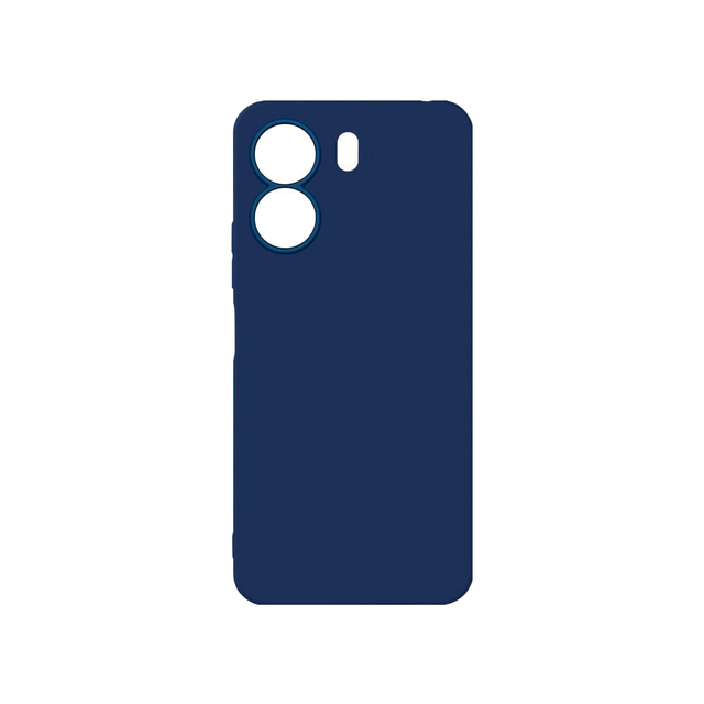 Чехол-накладка Borasco Silicone Сase для смартфона Xiaomi Redmi 13C (Цвет: Blue)