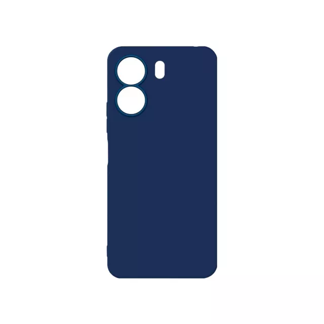 Чехол-накладка Borasco Silicone Сase для смартфона Xiaomi Redmi 13C (Цвет: Blue)