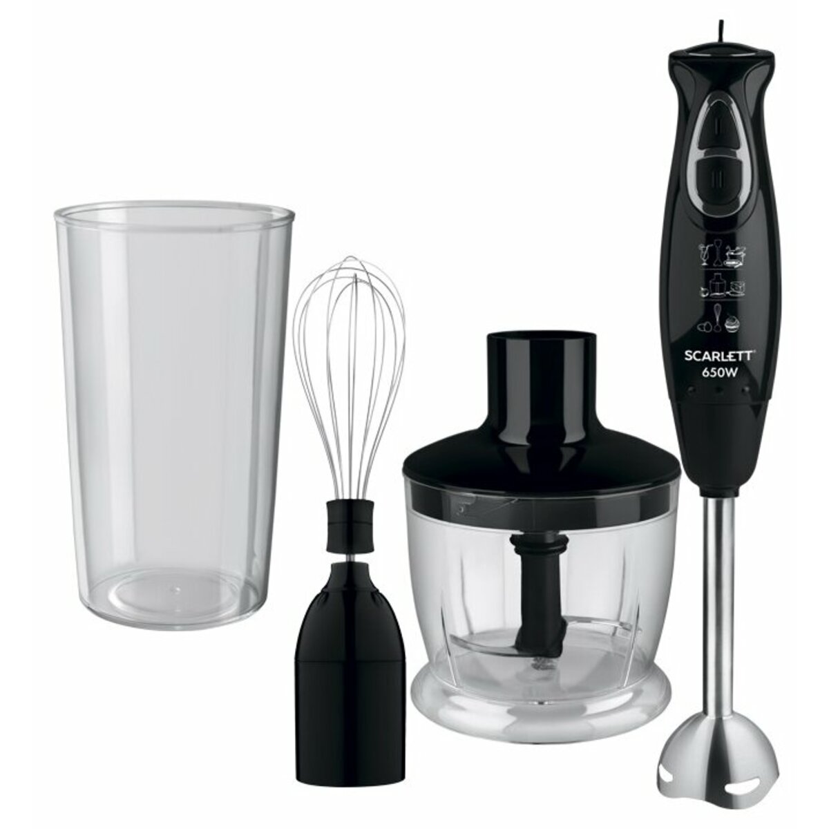 Блендер погружной Scarlett SC-HB42F05 (Цвет: Black)