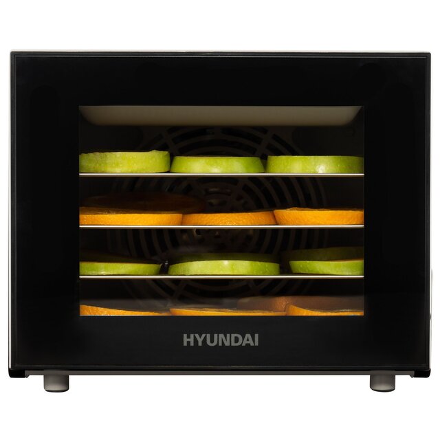 Сушка для фруктов и овощей Hyundai HYFD-1204, черный