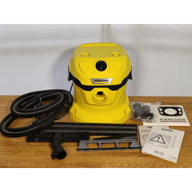 Строительный пылесос Karcher WD 2 Plus V-12 / 4 / 18 (Цвет: Yellow)