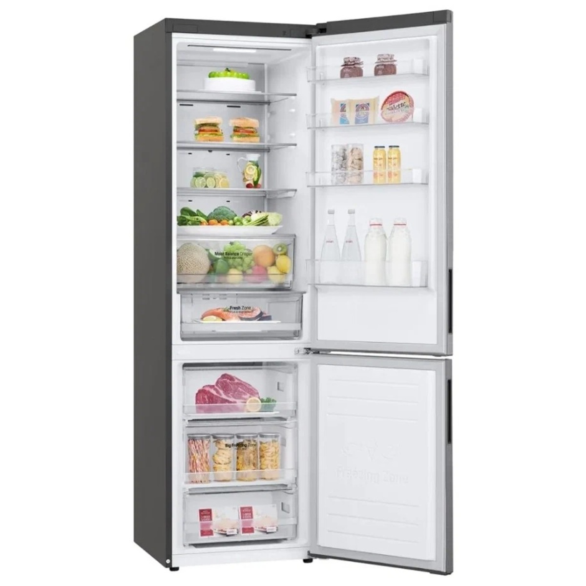Холодильник LG GA-B509CMQM (Цвет: Platinum Silver)