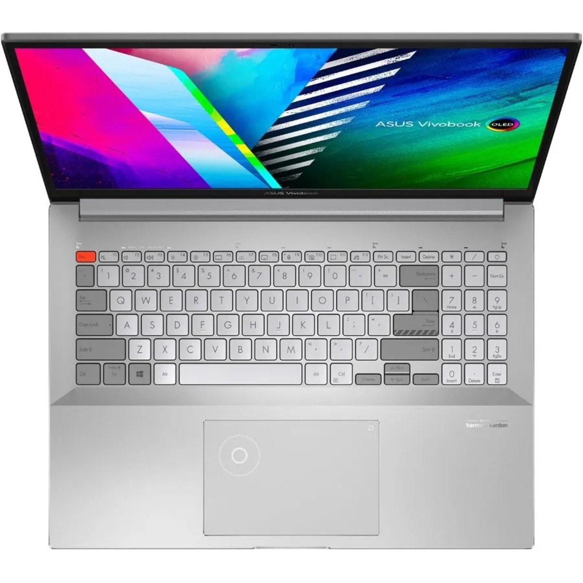 Ноутбук Asus Vivobook Pro 16X OLED N7600PC-L2012W Core i5 11300H 16Gb SSD512Gb NVIDIA GeForce RTX 3050 4Gb 16 OLED WQUXGA (3840x2400) Windows 11 grey WiFi BT Cam