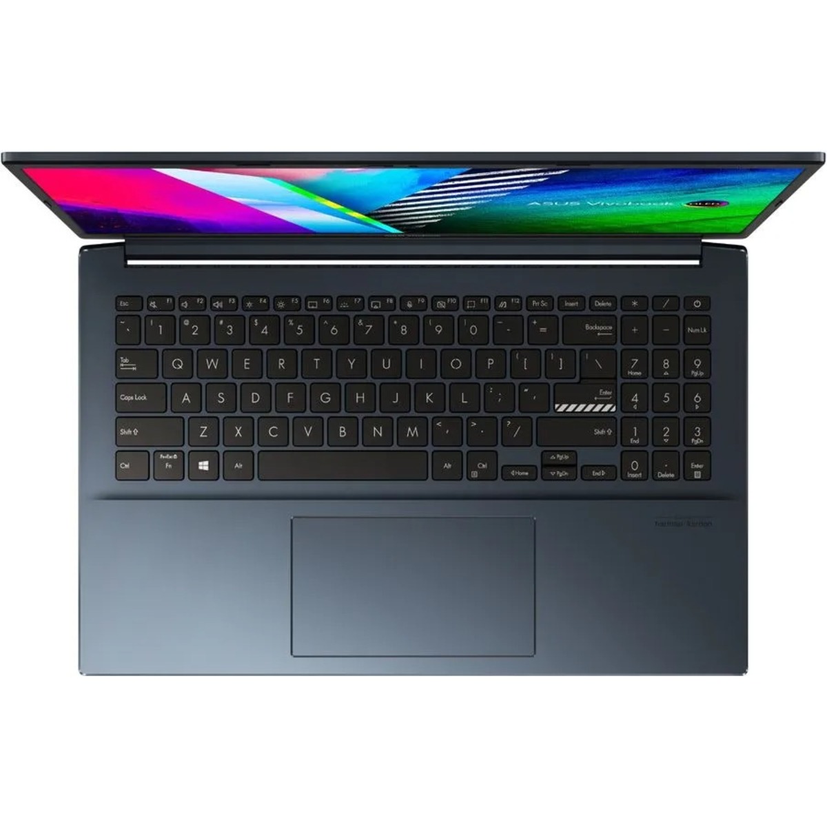 Ноутбук Asus ViewBook Pro M3500QC-L1340W Ryzen 5 5600H 16Gb SSD512Gb NVIDIA GeForce RTX 3050 4Gb 15.6 OLED FHD (1920x1080) Windows 11 blue WiFi BT Cam
