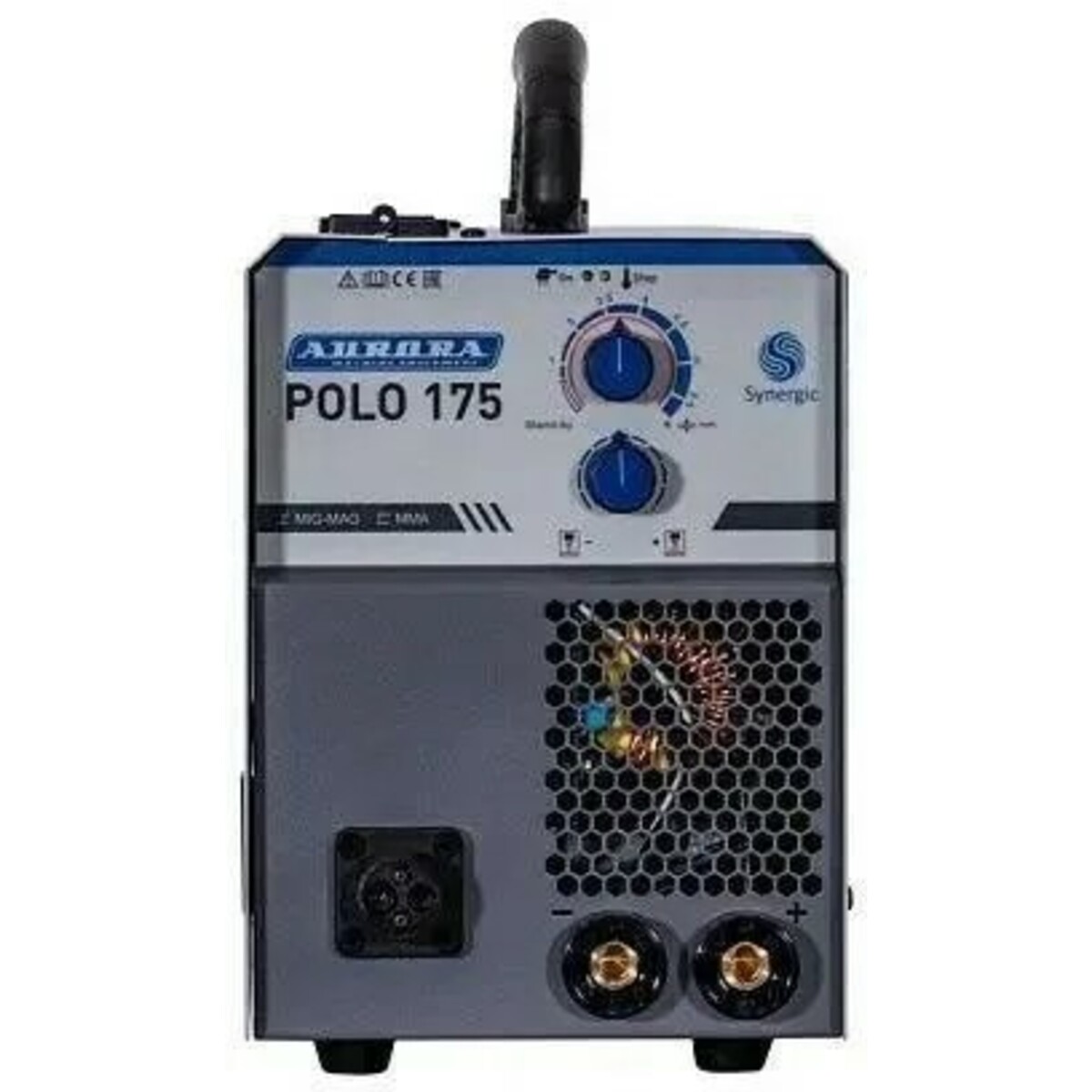 Сварочный аппарат Aurora Polo 175 Synergic (Цвет: Gray/Blue)