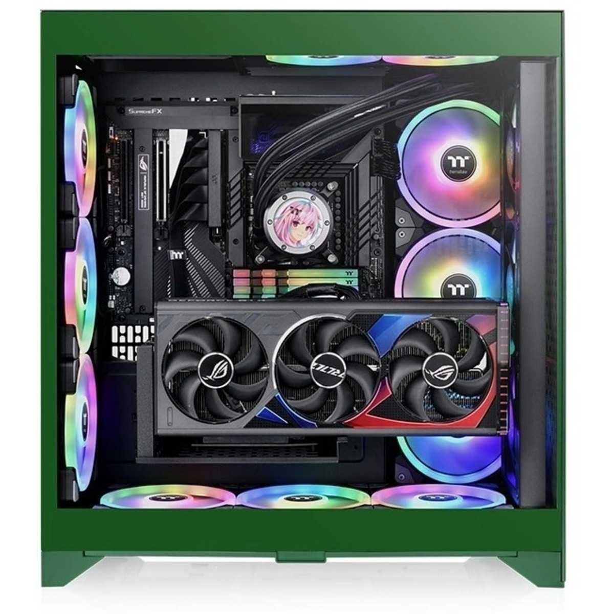 Корпус Thermaltake CTE E660MX Racing (Цвет: Green)