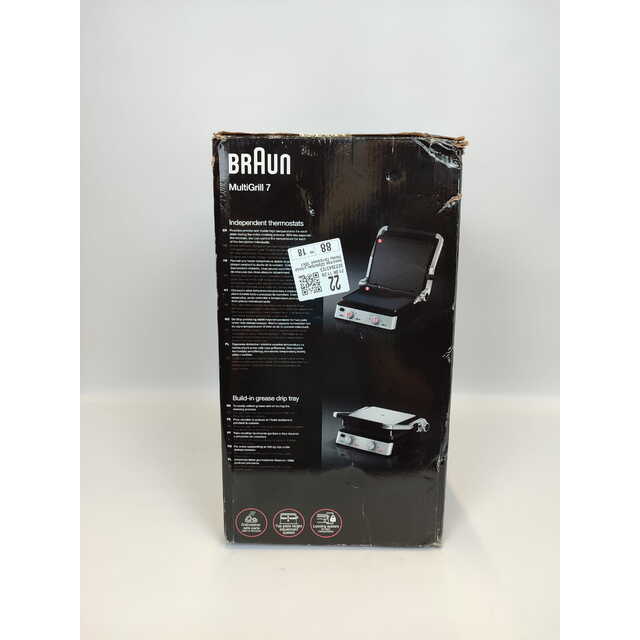 Электрогриль Braun CG7010 (Цвет: Silver / Black) Электрогриль Braun CG7010 (Цвет: Silver / Black)