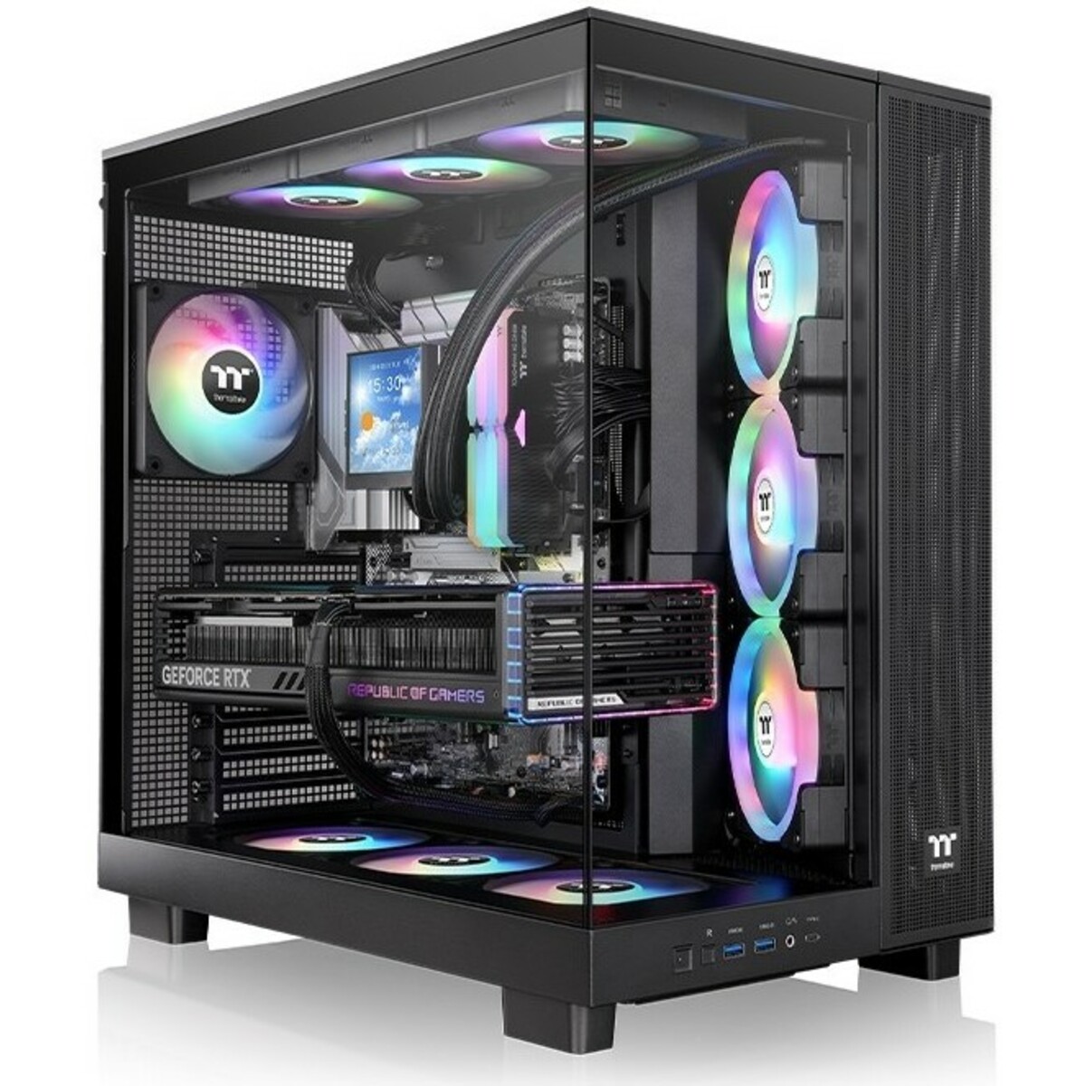 Корпус Thermaltake View 380 XL TG ARGB, черный 